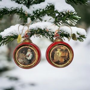 Norman Rockwell’s Christmas Classic Heirloom Porcelain Ornaments - Bradford